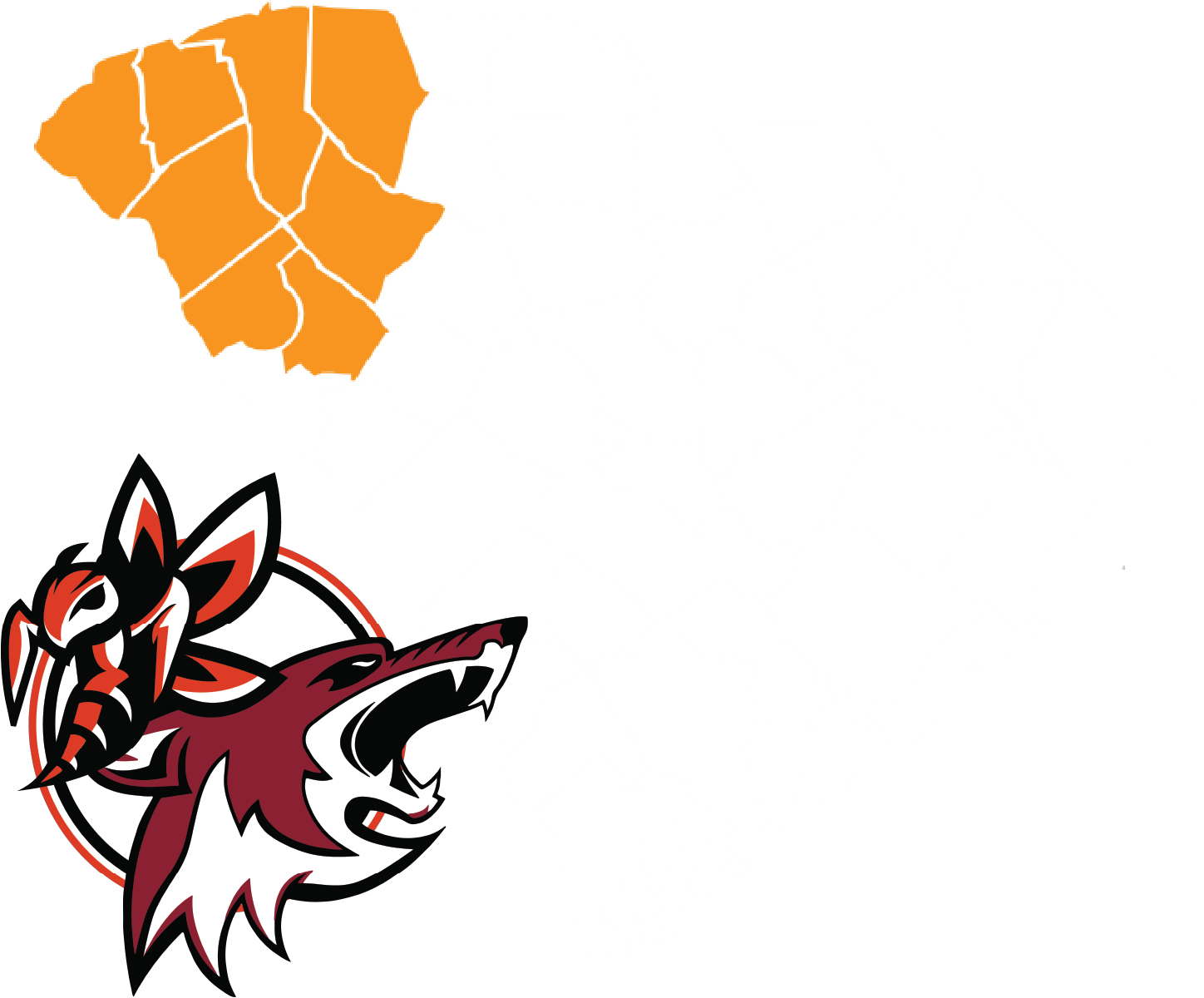 Precision Pest and Wildlife removal logo with a map of South Carolina highlighting the upstate.